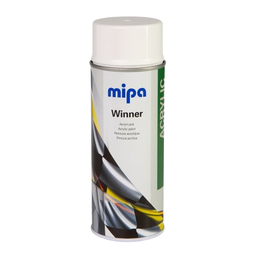 6 Bombes BLANC BRILLANT peinture acrylique 400ml