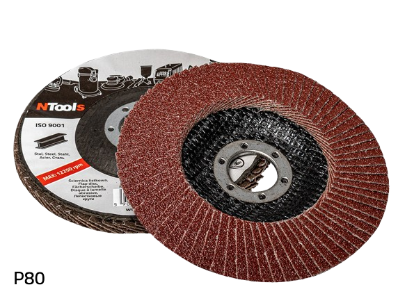 10 Disques à lamelle P80